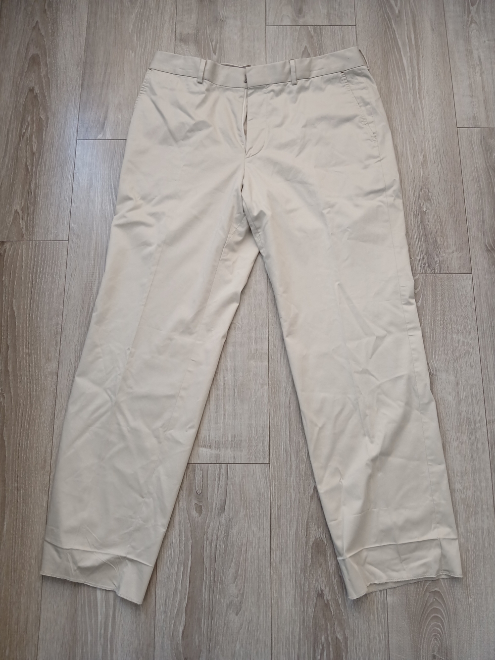 Hugo Boss Men's 36R Light Beige Chinos Dress Pants